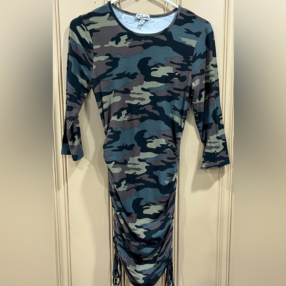 Camo shirt dress